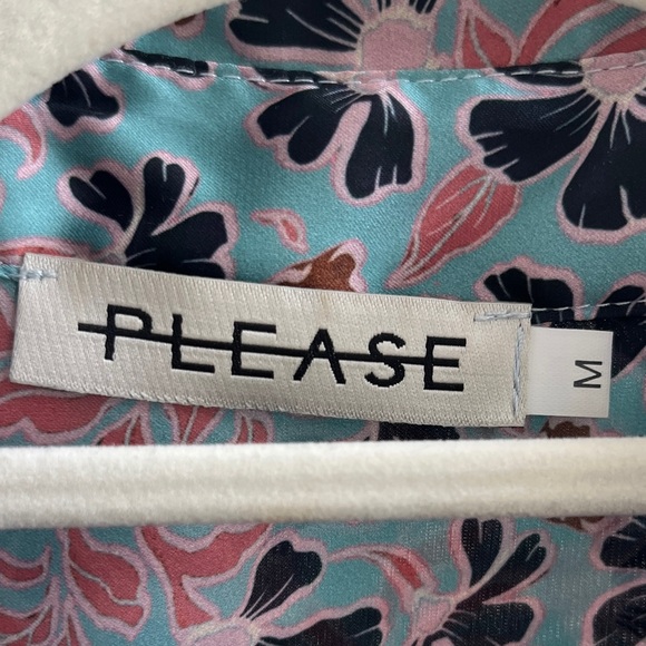 Pleaser Women's Floral Button-Down Shirt - Multicolor - Picture 2 of 6